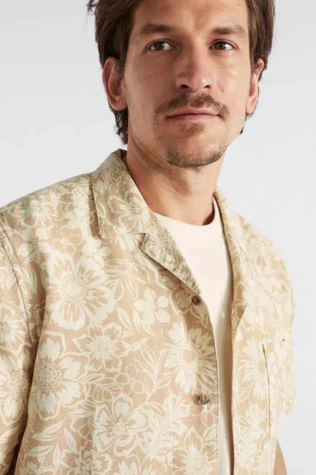Seed Heritage Shirts Resort Shirt Sand Floral 8211 Man