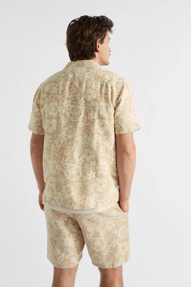Seed Heritage Shirts Resort Shirt Sand Floral 8211 Man