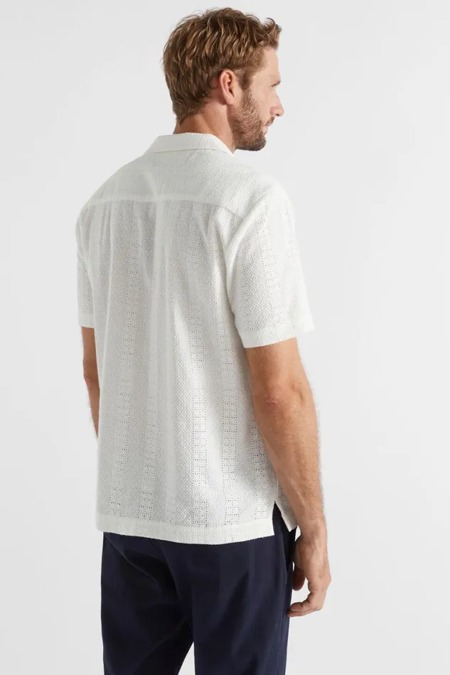 Seed Heritage Shirts Textured Woven Shirt Vintage White 8211 Man
