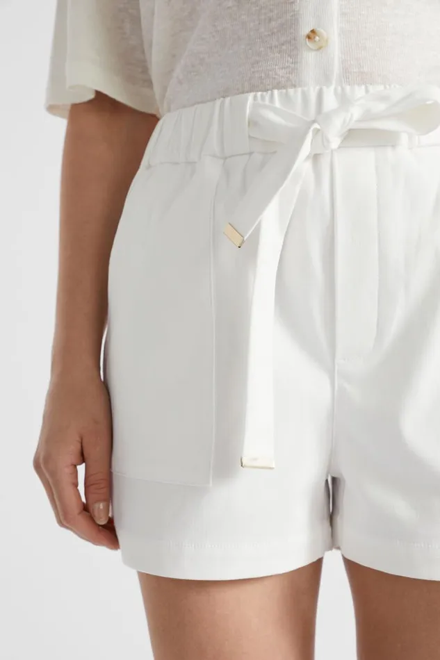 Seed Heritage Shorts Casual Tie Short Cloud Cream 8211 Woman