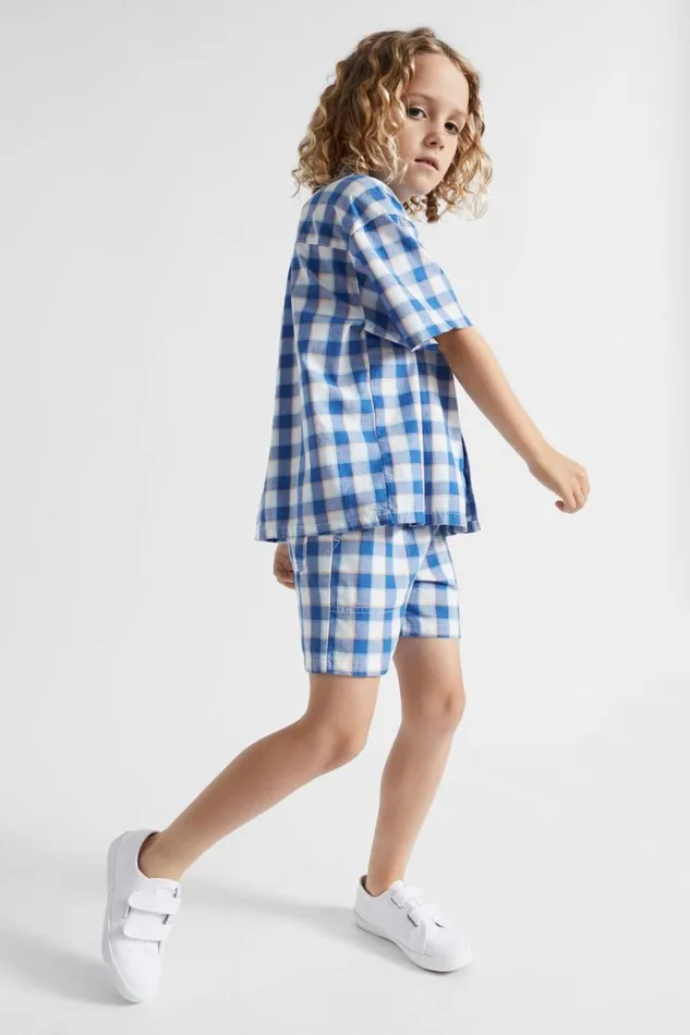 Seed Heritage Shorts Check Short Marine 8211 Boy