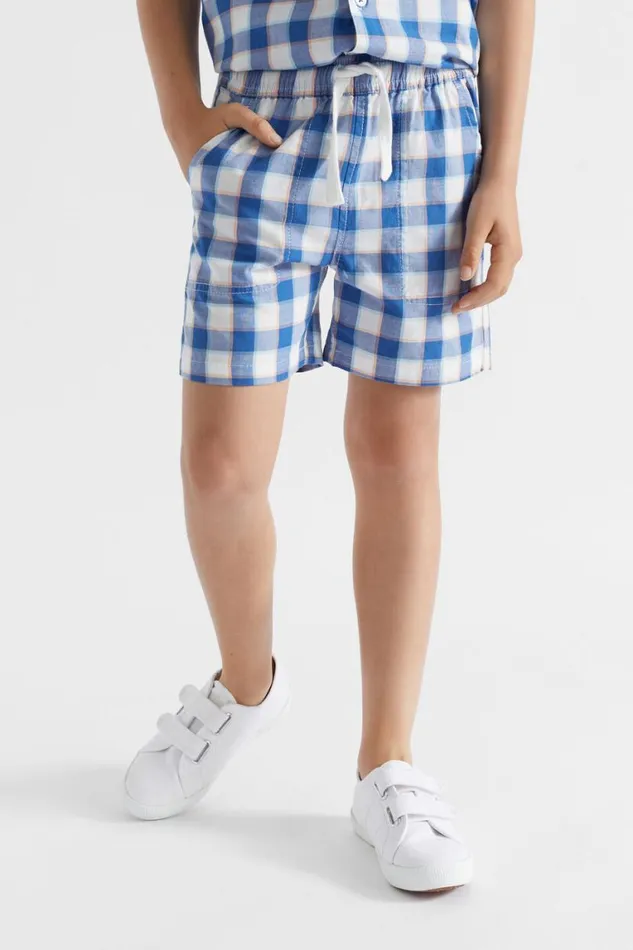 Seed Heritage Shorts Check Short Marine 8211 Boy