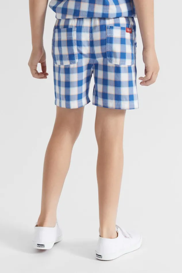 Seed Heritage Shorts Check Short Marine 8211 Boy