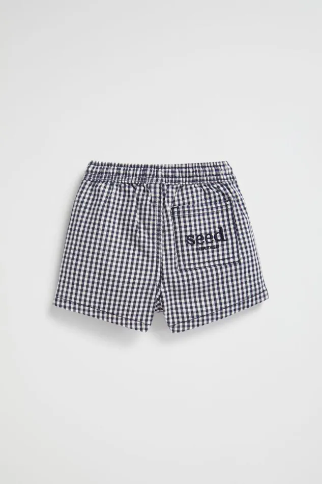 Seed Heritage Shorts Core Logo Short Midnight Gingham 8211 Baby