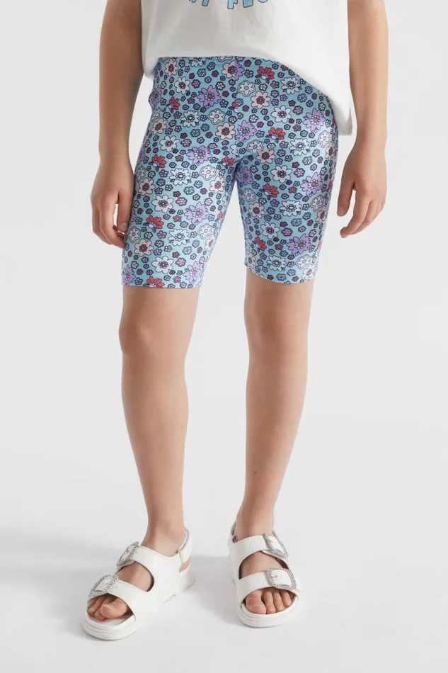 Seed Heritage Shorts Ditsy Bike Short Ocean Blue 8211 Girl