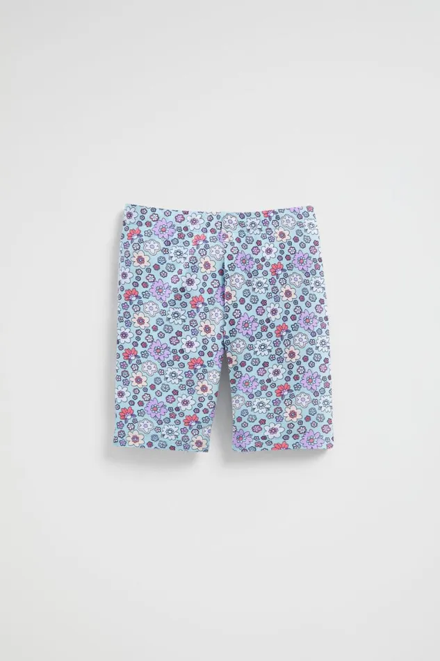 Seed Heritage Shorts Ditsy Bike Short Ocean Blue 8211 Girl
