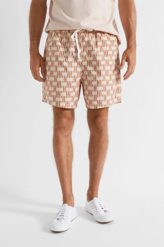 Seed Heritage Shorts Geo Check Resort Short Sierra Geo 8211 Man