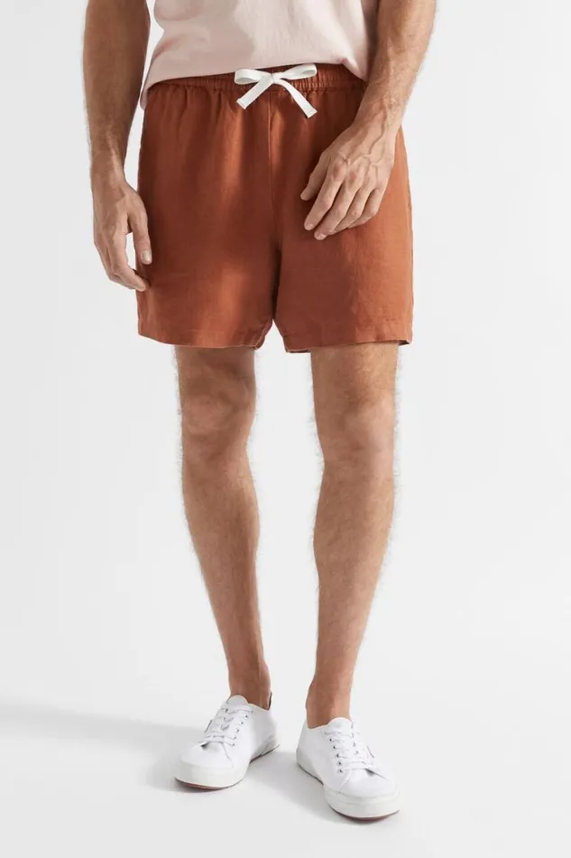 Seed Heritage Shorts Linen Short Sierra 8211 Man