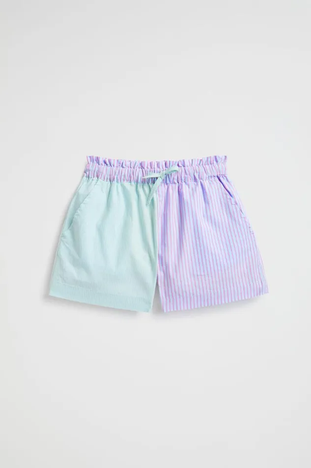 Seed Heritage Shorts Poplin Stripe Short Baby Blue 8211 Girl