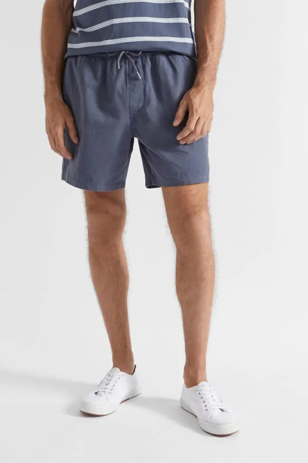 Seed Heritage Shorts Pull On Short Steel Blue 8211 Man Seed Heritage Shorts Pull On Short Steel Blue 8211 Man