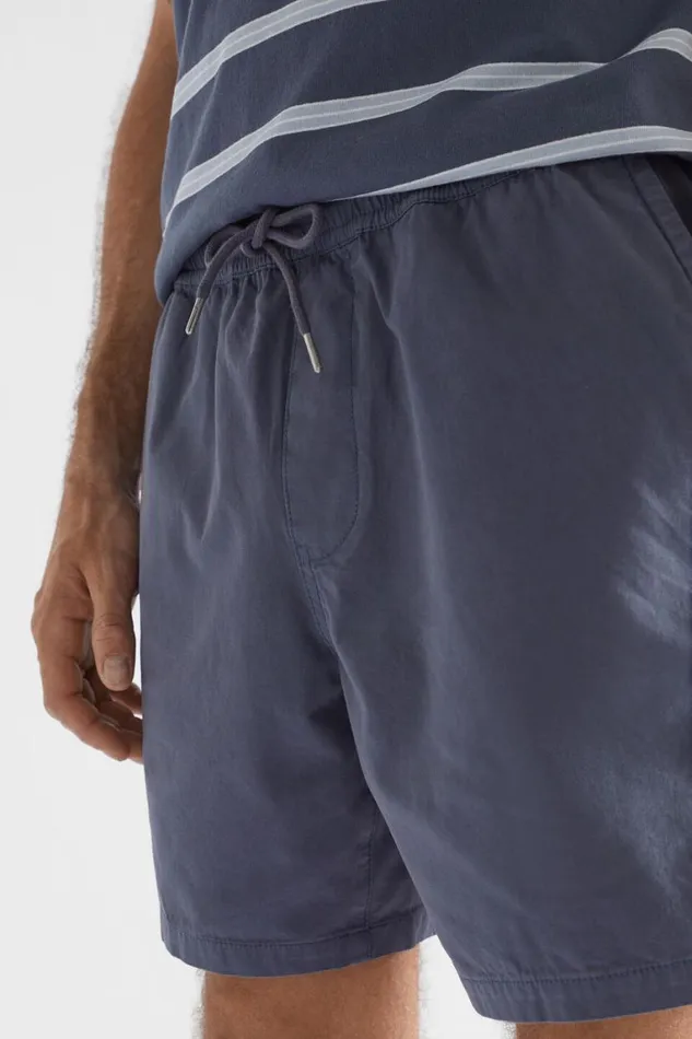 Seed Heritage Shorts Pull On Short Steel Blue 8211 Man Seed Heritage Shorts Pull On Short Steel Blue 8211 Man