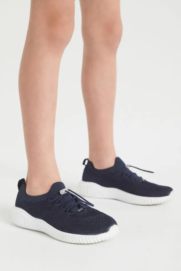 Seed Heritage Sneakers and Trainers Knit Trainer Navy 8211 Boy