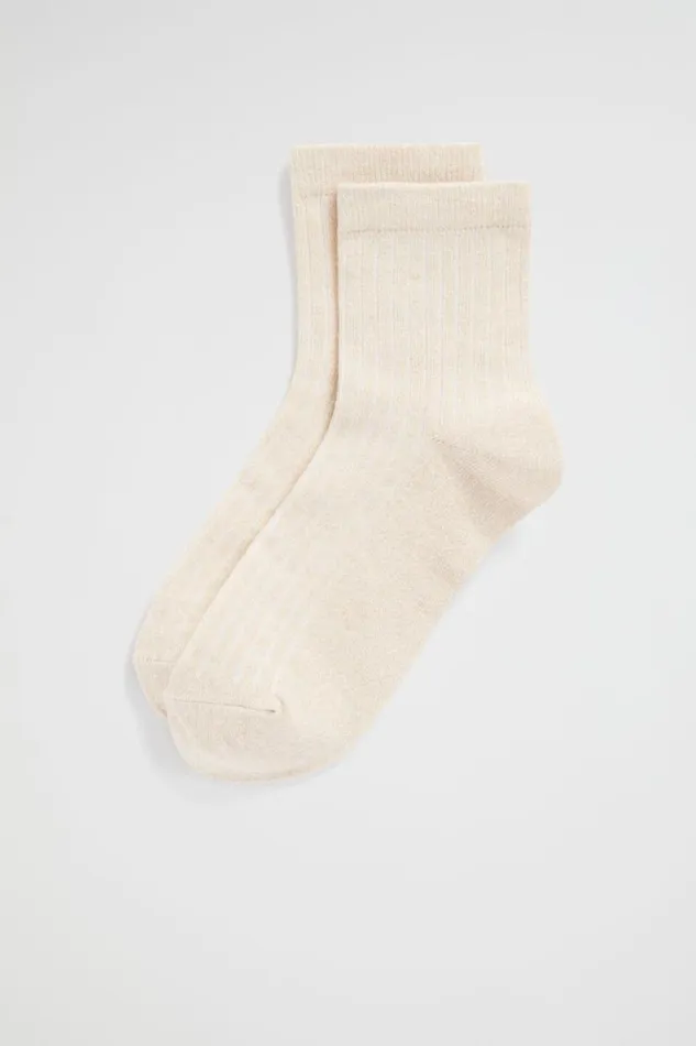 Seed Heritage Socks and Tights 14 Crew Socks Oatmeal 8211 Woman