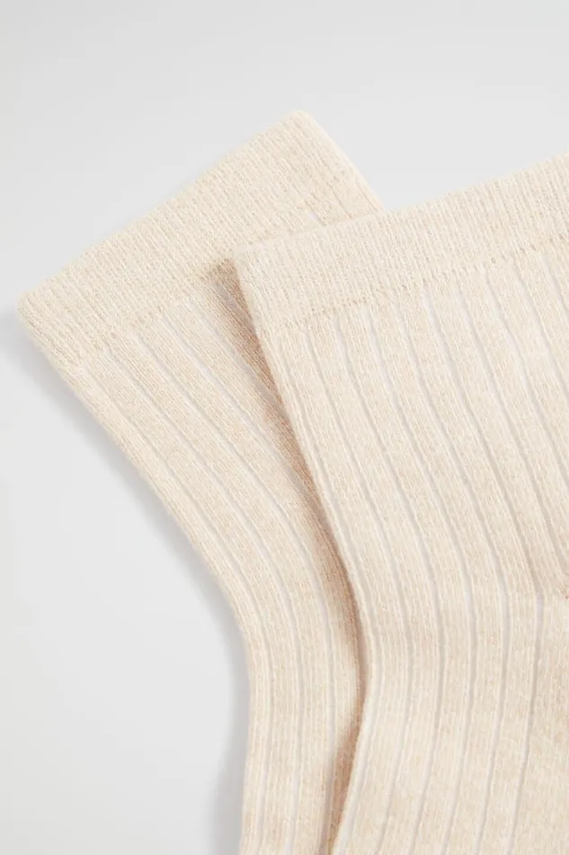 Seed Heritage Socks and Tights 14 Crew Socks Oatmeal 8211 Woman