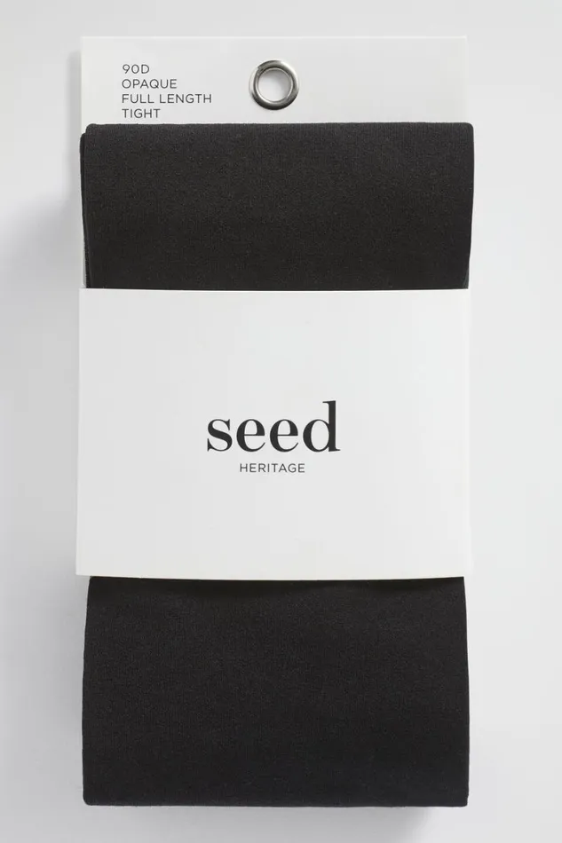 Seed Heritage Socks and Tights Opaque 90 Denier Tight Black 8211 Woman