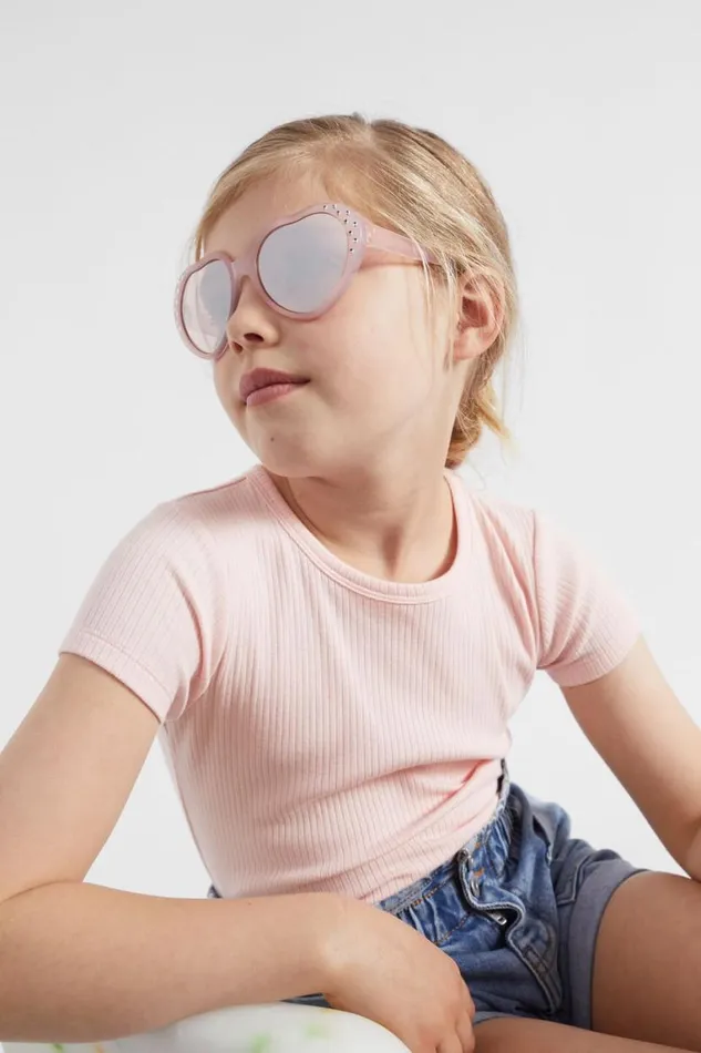 Seed Heritage Sunglasses and Goggles Crystal Heart Sunglasses Dusty Rose 8211 Girl