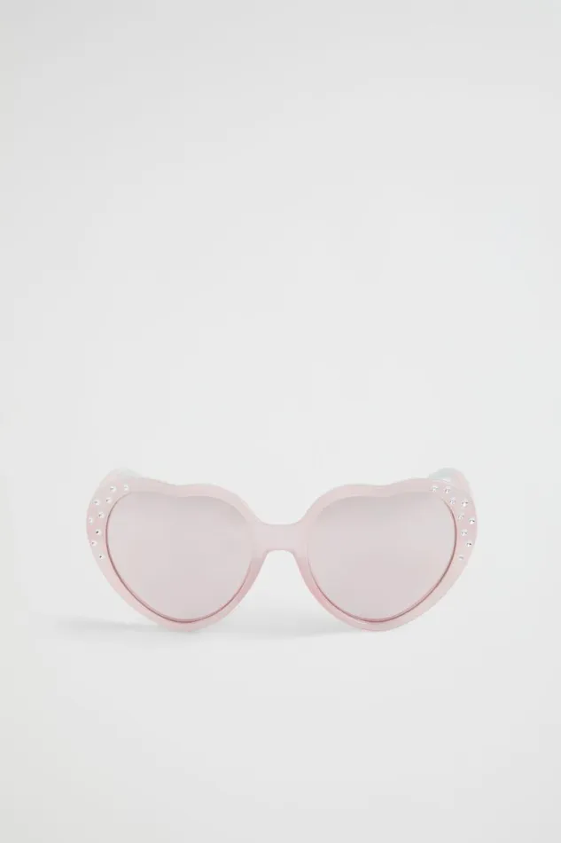 Seed Heritage Sunglasses and Goggles Crystal Heart Sunglasses Dusty Rose 8211 Girl