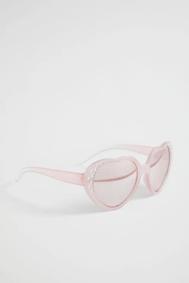 Seed Heritage Sunglasses and Goggles Crystal Heart Sunglasses Dusty Rose 8211 Girl