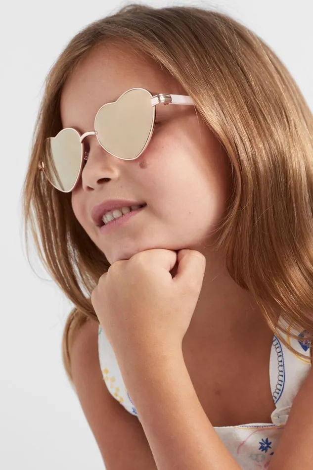 Seed Heritage Sunglasses and Goggles Metallic Heart Sunglasses Dusty Rose 8211 Girl Seed Heritage Sunglasses and Goggles Metallic Heart Sunglasses Dusty Rose 8211 Girl
