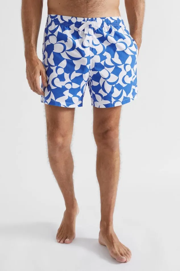Seed Heritage Swim Abstract Beach Short Deep Ocean Abstract 8211 Man