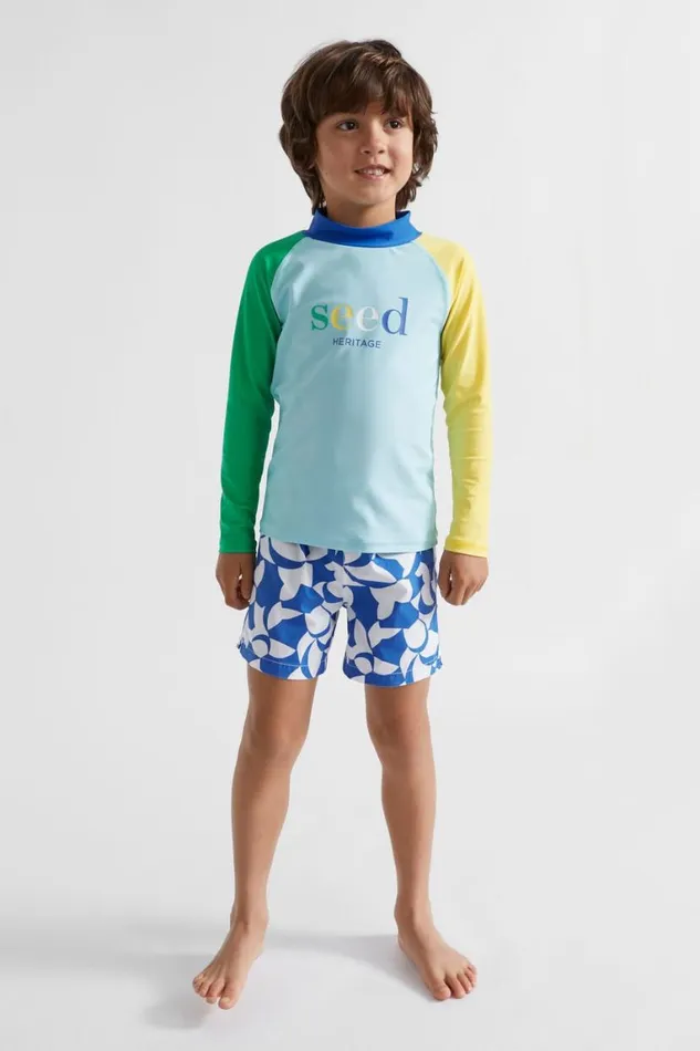 Seed Heritage Swimwear Abstract Print Beach Short Deep Ocean Abstract 8211 Boy Seed Heritage Swimwear Abstract Print Beach Short Deep Ocean Abstract 8211 Boy