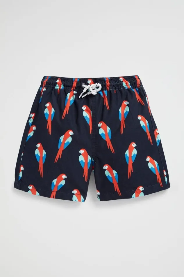 Seed Heritage Swimwear Parrot Boardshort Midnight Blue 8211 Boy