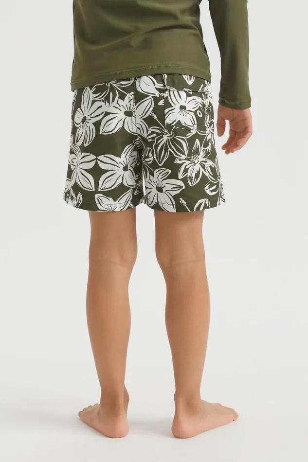 Seed Heritage Swimwear Tropical Flower Boardshort Crocodile Green 8211 Boy