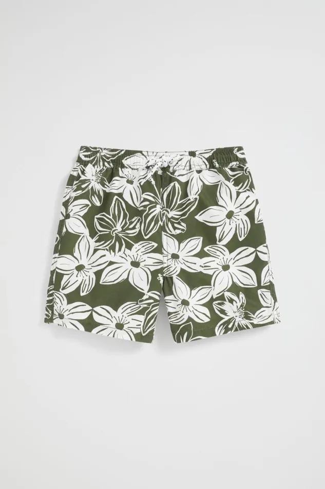 Seed Heritage Swimwear Tropical Flower Boardshort Crocodile Green 8211 Boy