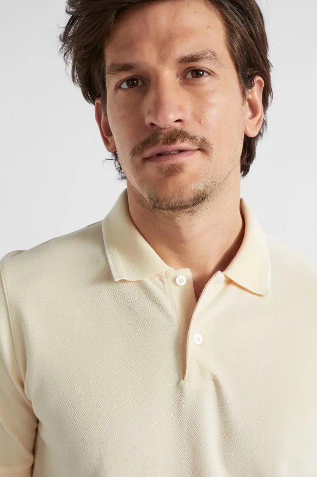 Seed Heritage TShirts and Sweaters Core Polo Ecru 8211 Man