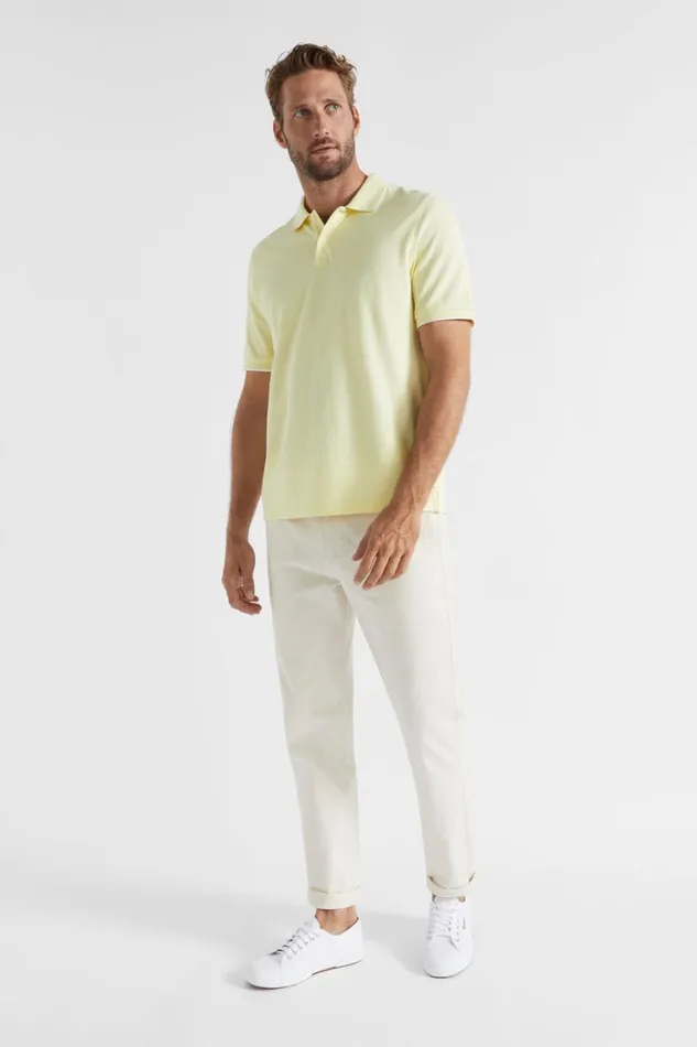 Seed Heritage TShirts and Sweaters Core Polo Pale Yellow 8211 Man