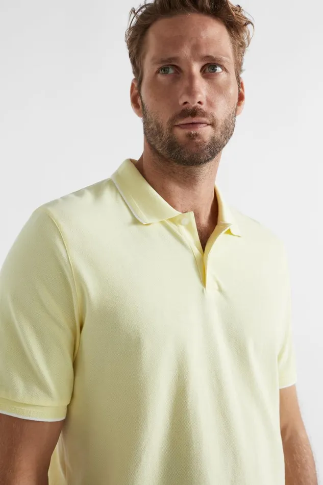 Seed Heritage TShirts and Sweaters Core Polo Pale Yellow 8211 Man