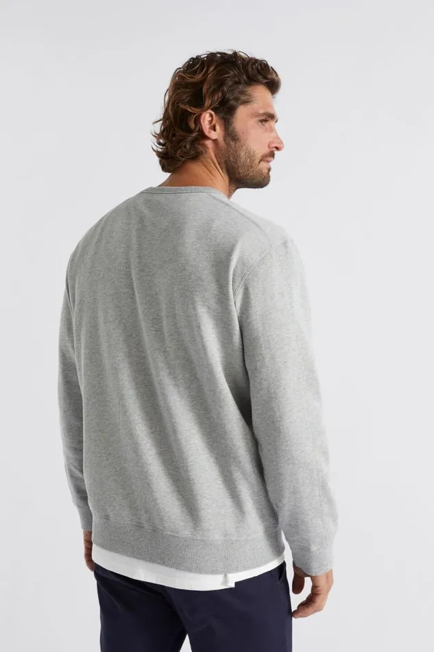 Seed Heritage TShirts and Sweaters Crewneck Sweatshirt Grey Marle 8211 Man