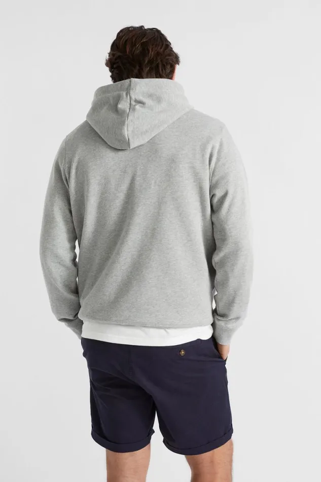 Seed Heritage TShirts and Sweaters Hooded Sweatshirt Grey Marle 8211 Man
