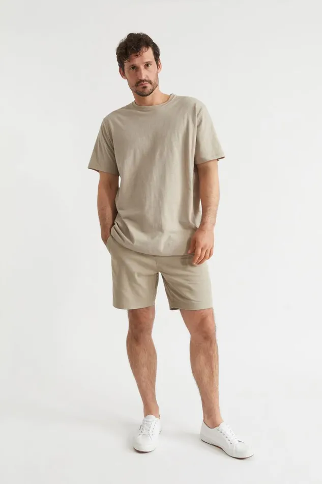 Seed Heritage TShirts and Sweaters Mens Linen Tee Sand Dune 8211 Man