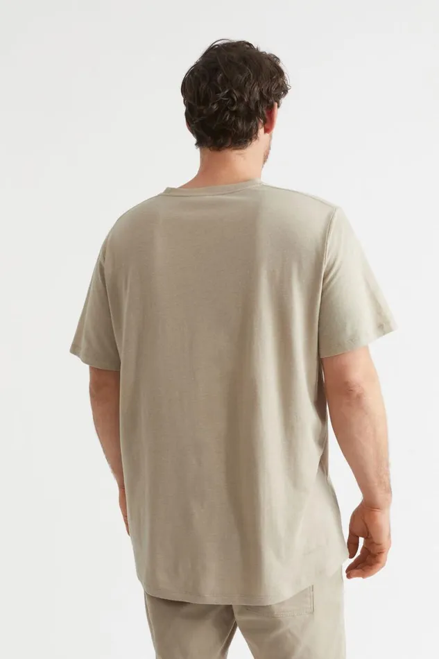 Seed Heritage TShirts and Sweaters Mens Linen Tee Sand Dune 8211 Man