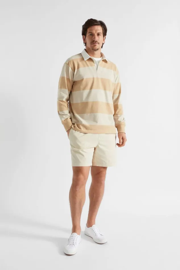 Seed Heritage TShirts and Sweaters Rugby Polo Sand Stripe 8211 Man