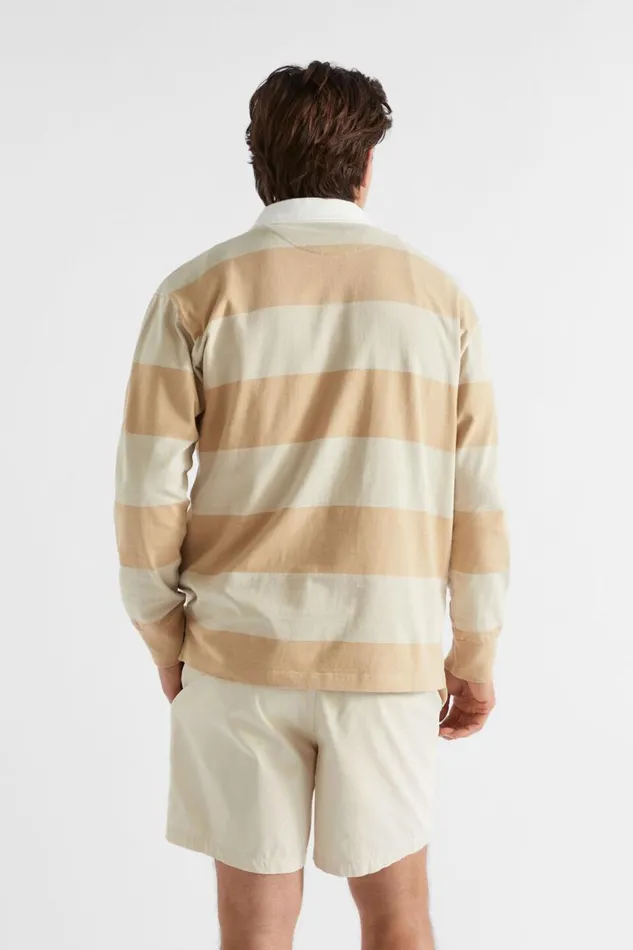 Seed Heritage TShirts and Sweaters Rugby Polo Sand Stripe 8211 Man