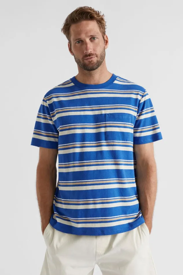 Seed Heritage TShirts and Sweaters Summer Pocket Tee Deep Ocean Multi 8211 Man