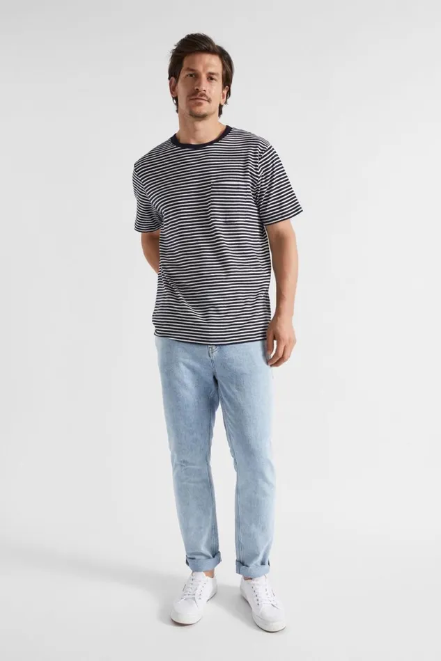 Seed Heritage TShirts and Sweaters Summer Pocket Tee Midnight Stripe 8211 Man Seed Heritage TShirts and Sweaters Summer Pocket Tee Midnight Stripe 8211 Man