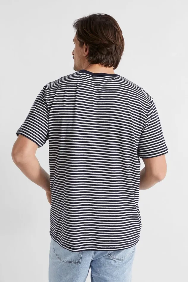 Seed Heritage TShirts and Sweaters Summer Pocket Tee Midnight Stripe 8211 Man