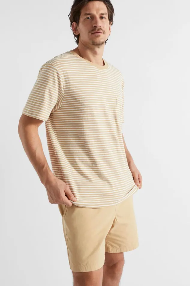 Seed Heritage TShirts and Sweaters Summer Pocket Tee Sand Stripe 8211 Man