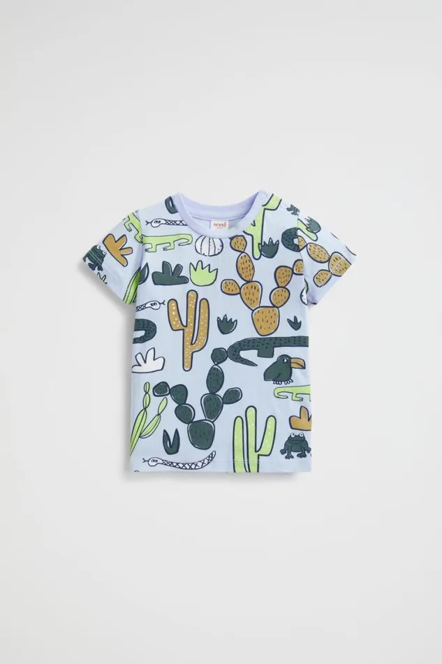 Seed Heritage TShirts and Tops Animal Tee Baby Blue 8211 Baby