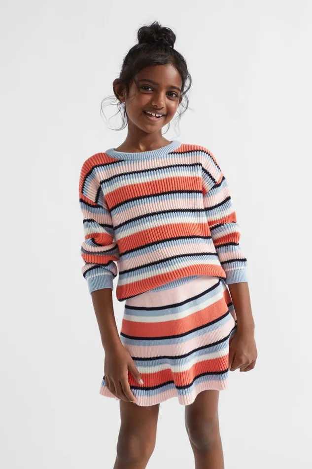 Seed Heritage TShirts and Tops Chunky Stripe Knit Multi 8211 Girl