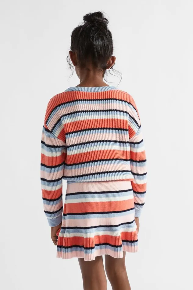 Seed Heritage TShirts and Tops Chunky Stripe Knit Multi 8211 Girl
