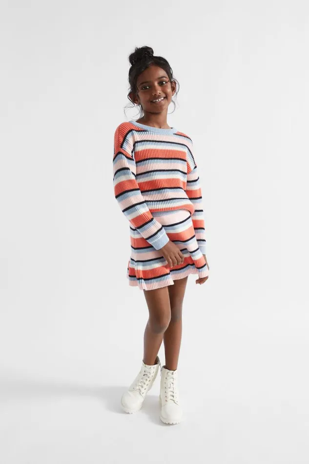 Seed Heritage TShirts and Tops Chunky Stripe Knit Multi 8211 Girl