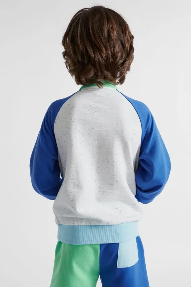 Seed Heritage TShirts and Tops Colourblock Zip Sweat Multi 8211 Boy