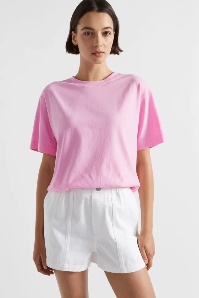 Seed Heritage TShirts and Tops Core Boyfriend Tee Pink Gin 8211 Woman