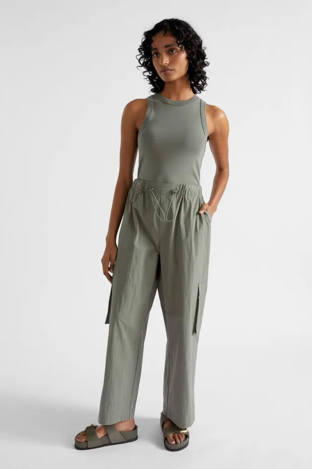 Seed Heritage TShirts and Tops Core Fitted Tank Smokey Olive 8211 Woman