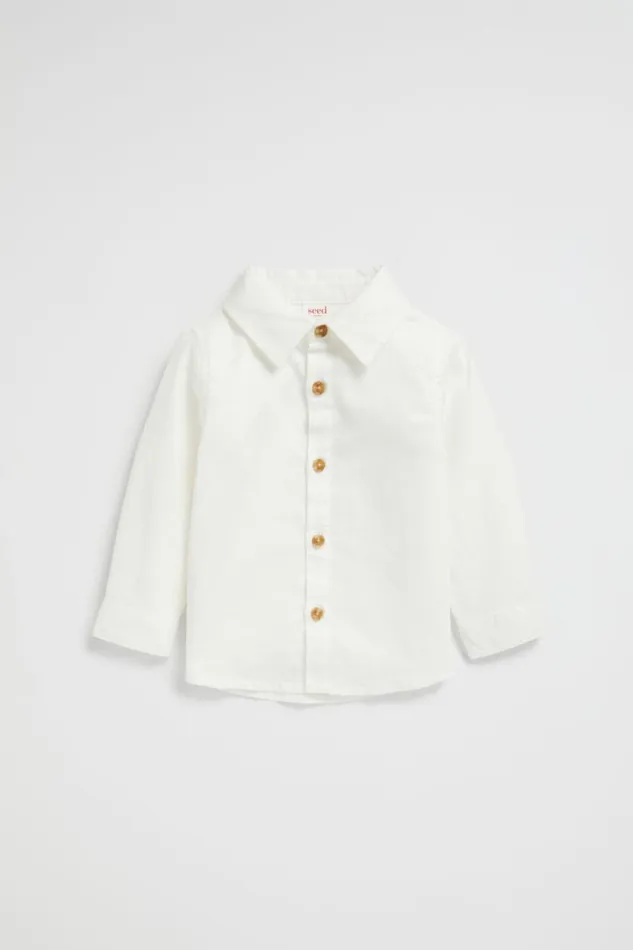 Seed Heritage TShirts and Tops Core Linen Shirt Canvas 8211 Baby