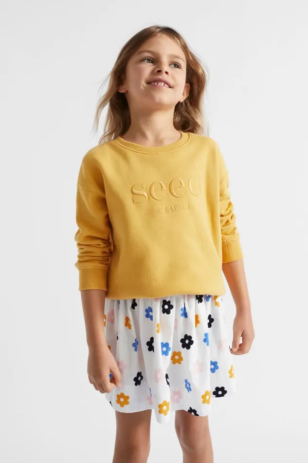 Seed Heritage TShirts and Tops Core Logo Sweat Honeycomb 8211 Girl